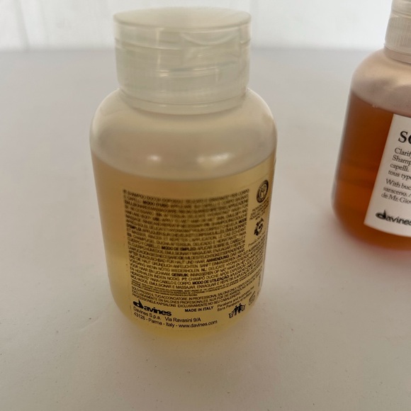 DAVINES SOLU CLARIFYING SHAMPOO BUNDLE SET OF 3 DELUXE TRAVEL SIZE - Picture 6 of 10